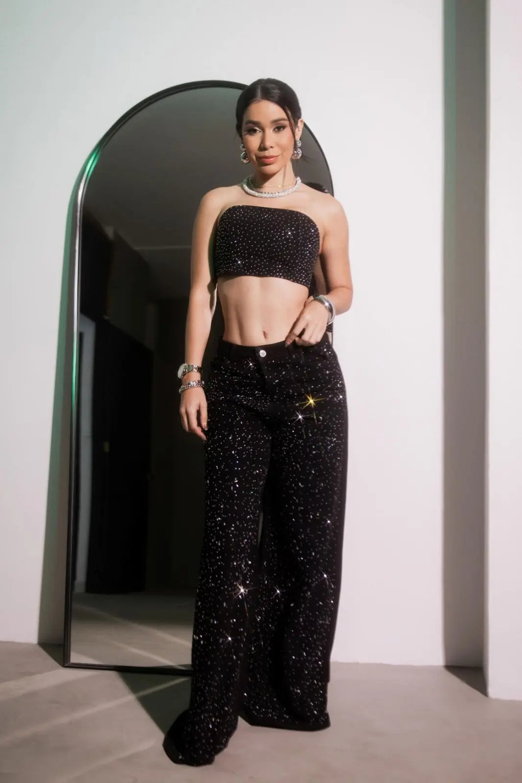 Jeans Oversize - Cristal Noir®