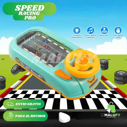 SPEED RACING PRO - Volante De Conducción Para Bebes - Malufy