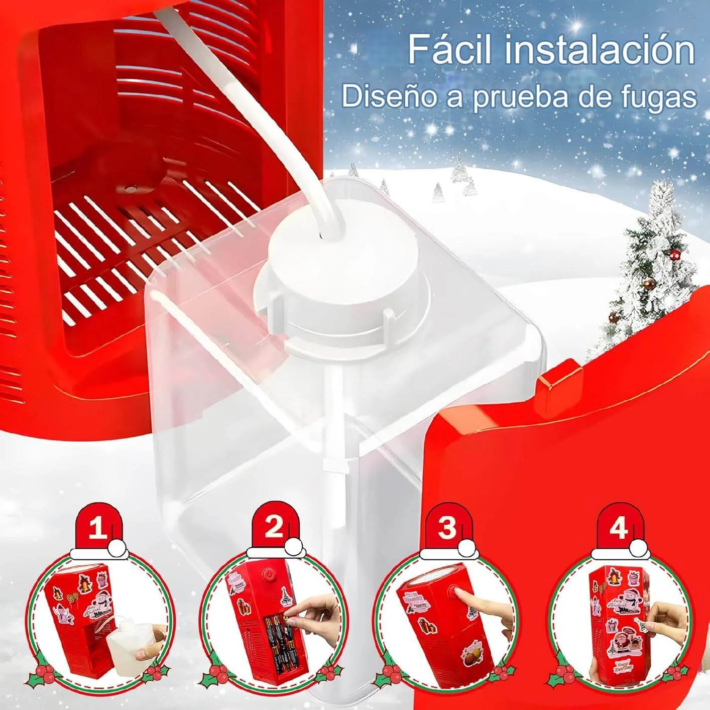 BUBBLE BURST® - Torre Burbujas con Sonido de Fuego artificial - Malufy