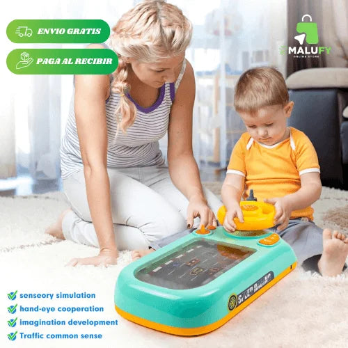 SPEED RACING PRO - Volante De Conducción Para Bebes - Malufy