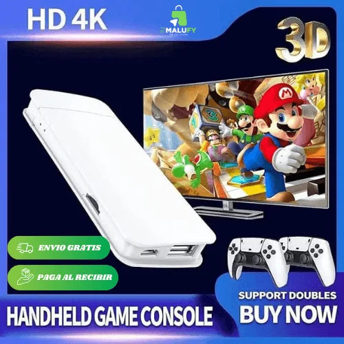 RETRO STICK PRO 4K - 35.000 Juegos Incorporados. - Malufy