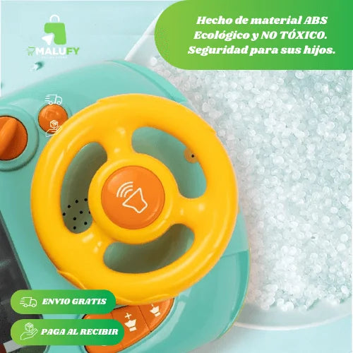 SPEED RACING PRO - Volante De Conducción Para Bebes - Malufy