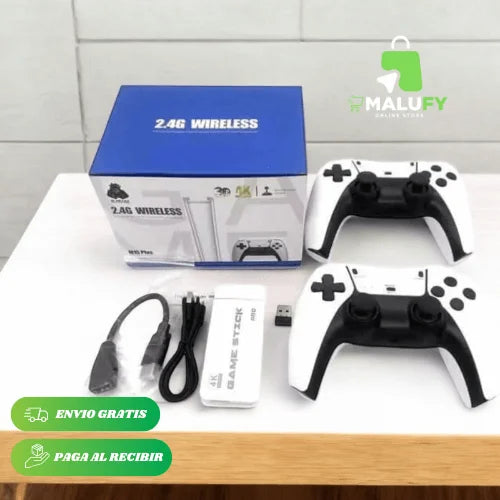RETRO STICK PRO 4K - 35.000 Juegos Incorporados. - Malufy
