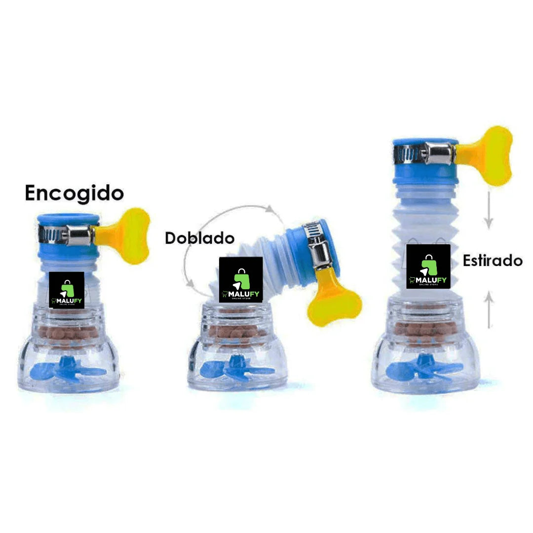 PROMOCIÓN 3X1 - FILTRO PURIFICADOR Y AHORRADOR DE AGUA 360° - Malufy