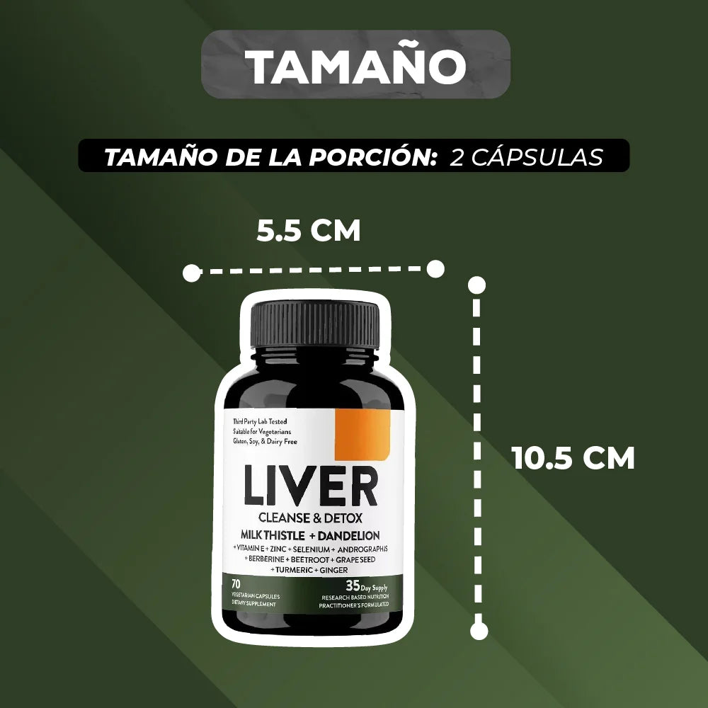 Liver Cleanse™ – Desintoxicación Profunda para un Hígado Limpio y Saludable