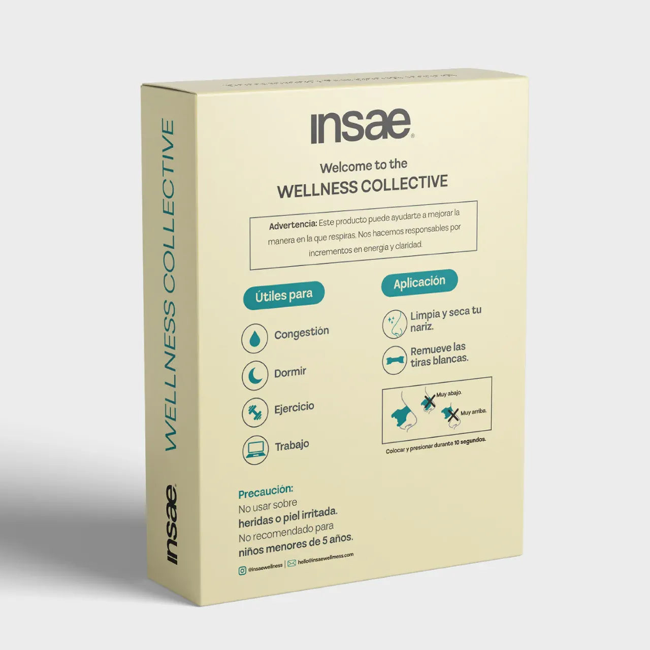 Nose Strips | Tiras Nasales INSAE Wellness.