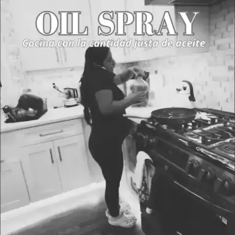 Dispensador de Aceite – OILSPRAY – Cocina con la cantidad justa de aceite. - Malufy