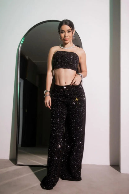 Jeans Oversize - Cristal Noir®