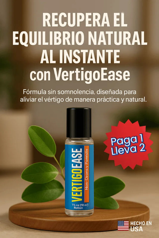 ¡VertigoEase® - Recupérate Rápido y Sin Dolor!