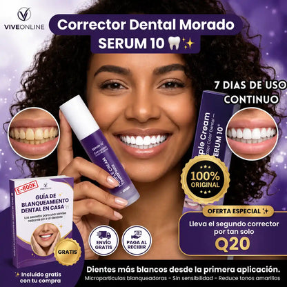 Purple Corrector: Neutraliza el Amarillo y Recupera el Brillo Natural de tu Sonrisa + Obsequio (LA ORIGINAL)