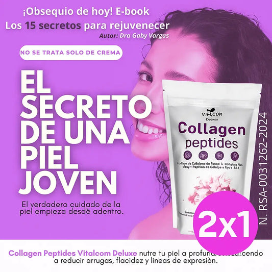 Collagen peptides ✨ - La fórmula 8 en 1 que tu cuerpo necesita (2x1)