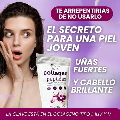 Multicollagen Peptides - La formula 8 en 1 que tu cuerpo necesita (2x1)
