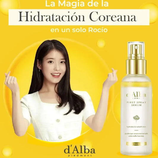 Spray Coreano d’Alba con Trufa Blanca – Hidratación y Luminosidad para Tu Piel