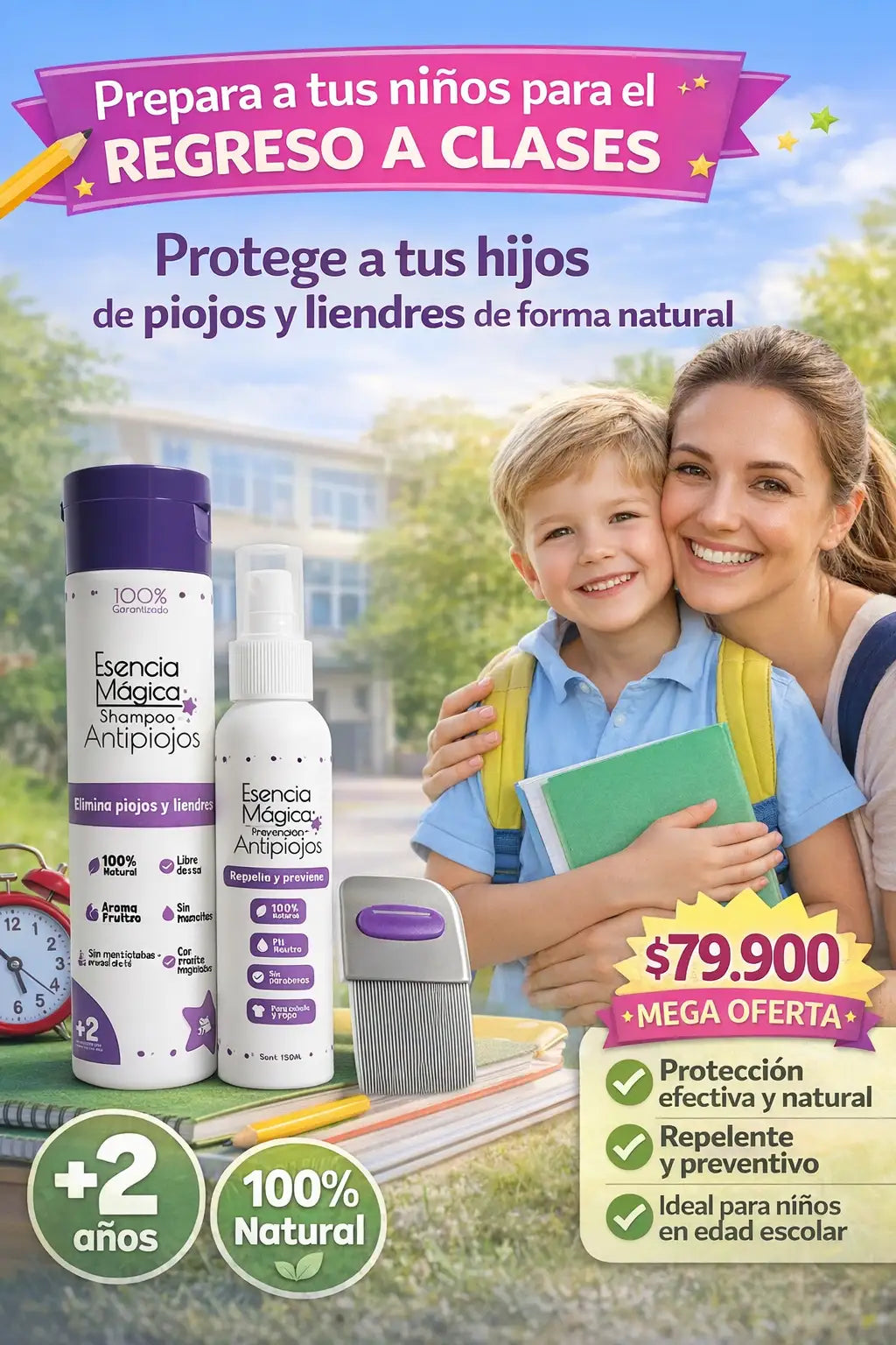 KIT TRATAMIENTO ESENCIA MAGICA con PEINE