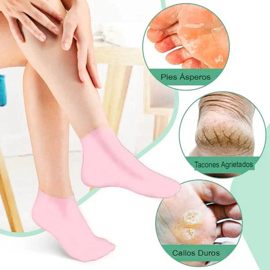 Medias de Silicona Hidratantes® – Suaviza y Repara tus Pies en Casa