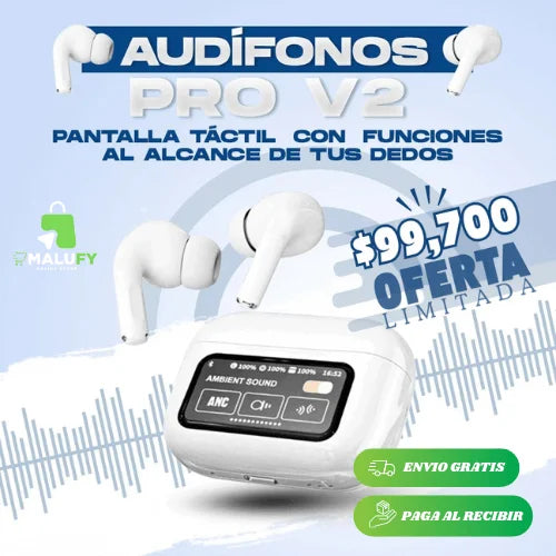 Audifonos Inalambricos pro 2 anc - Malufy