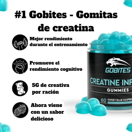Gobites Creatine Gummies: Energía y rendimiento en cada bocado