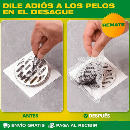 SET DE 40 MALLAS FILTRO AUTOADHESIVA PARA DUCHA Y COCINA