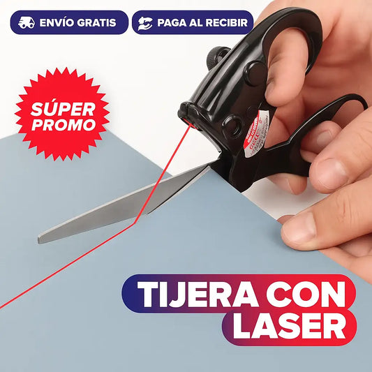Tijeras de Costura con Guía Láser – Corta en línea recta como una profesional