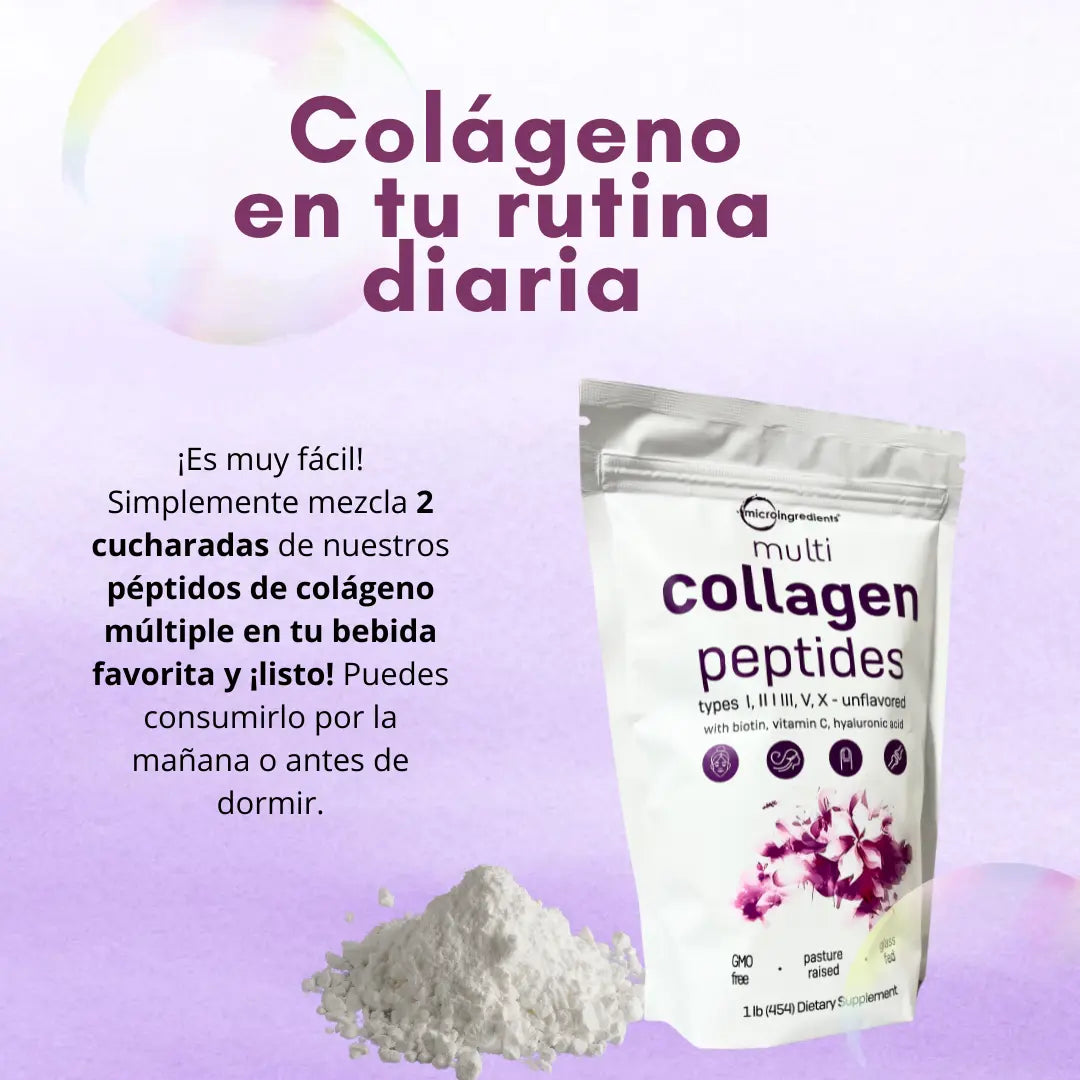 Multicollagen Peptides - La formula 8 en 1 que tu cuerpo necesita (2x1)