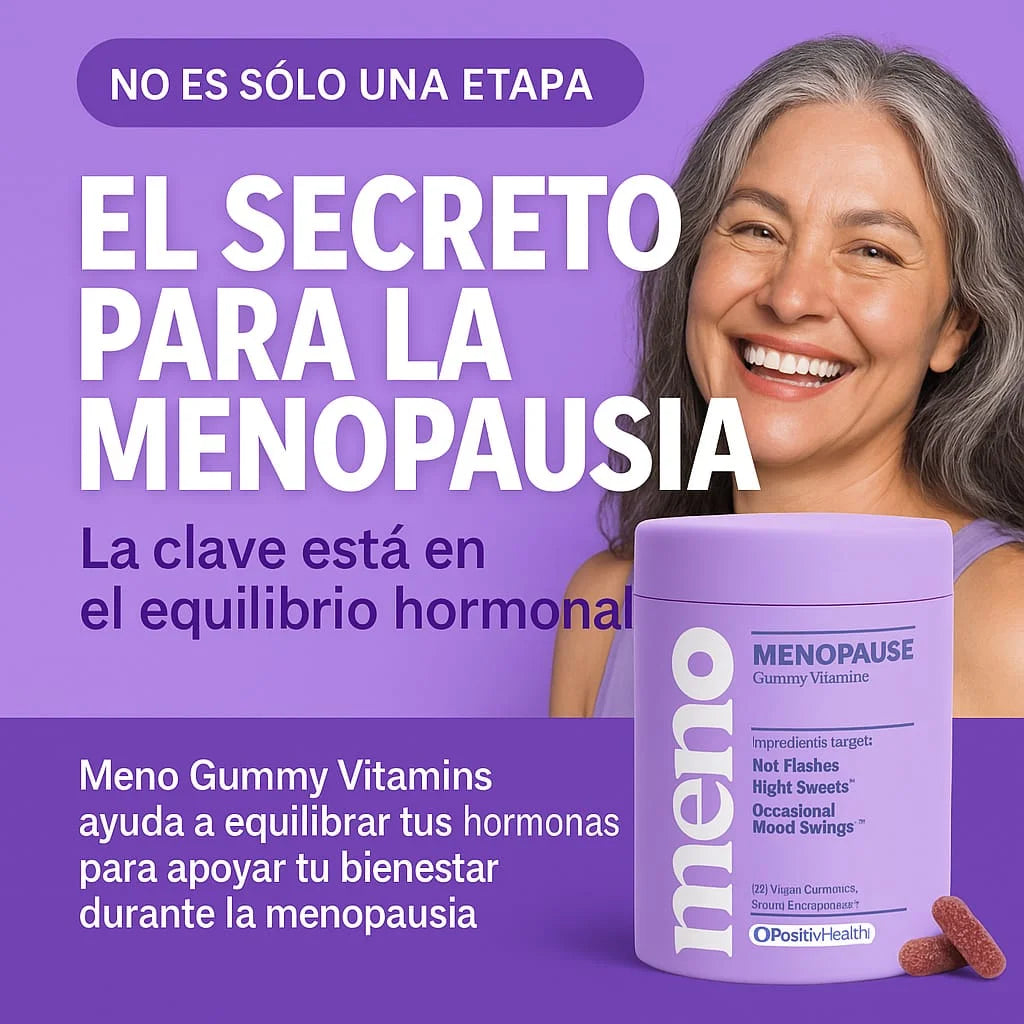 MENO Menopause Vitaminas en Capsulas – Alivio Natural y Sin Hormonas